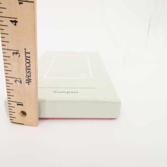 Code & Quill Gray Compass Perforated Portable Notepad Hardcover Journal - Picture 6 of 7